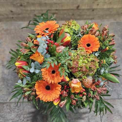 Ramo mixto colores naranja